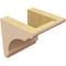 Ekena Millwork 5"W x 5"D x 5"H Wide Hughes Rough Cedar Woodgrain TimberThane Corbel, Primed Tan CORUR05X05X05HUGRCPR - alternate 3